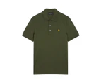 Lyle & Scott Mens Plain Polo Shirt (Olive) - LS114