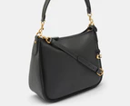 Coach Cary Pebble Leather Shoulder Bag - Black