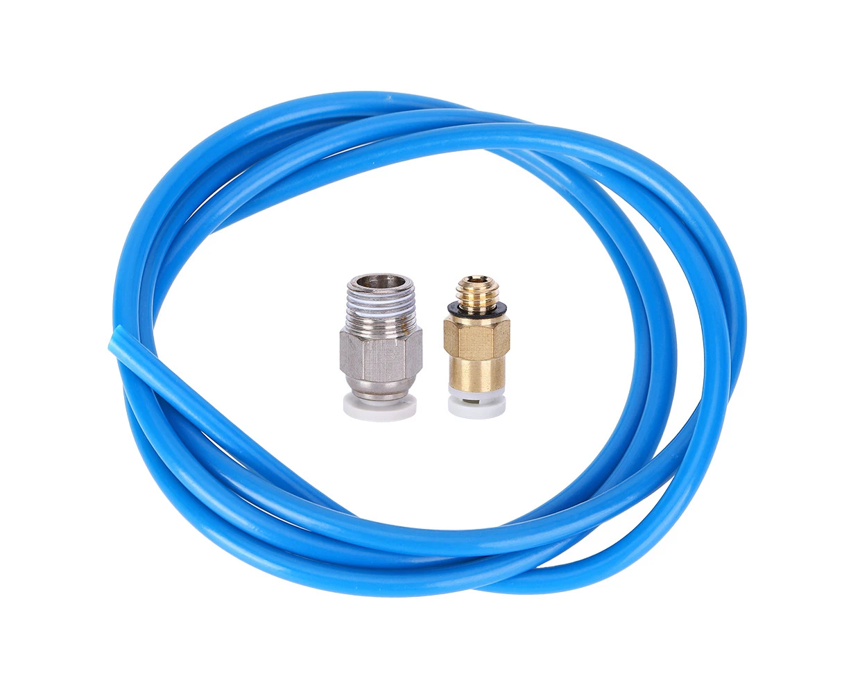 3D Printer Remote Nozzle Set Dark Blue PTFE Feeding Tube Corrosion Resistance Insulation1m/3.3in