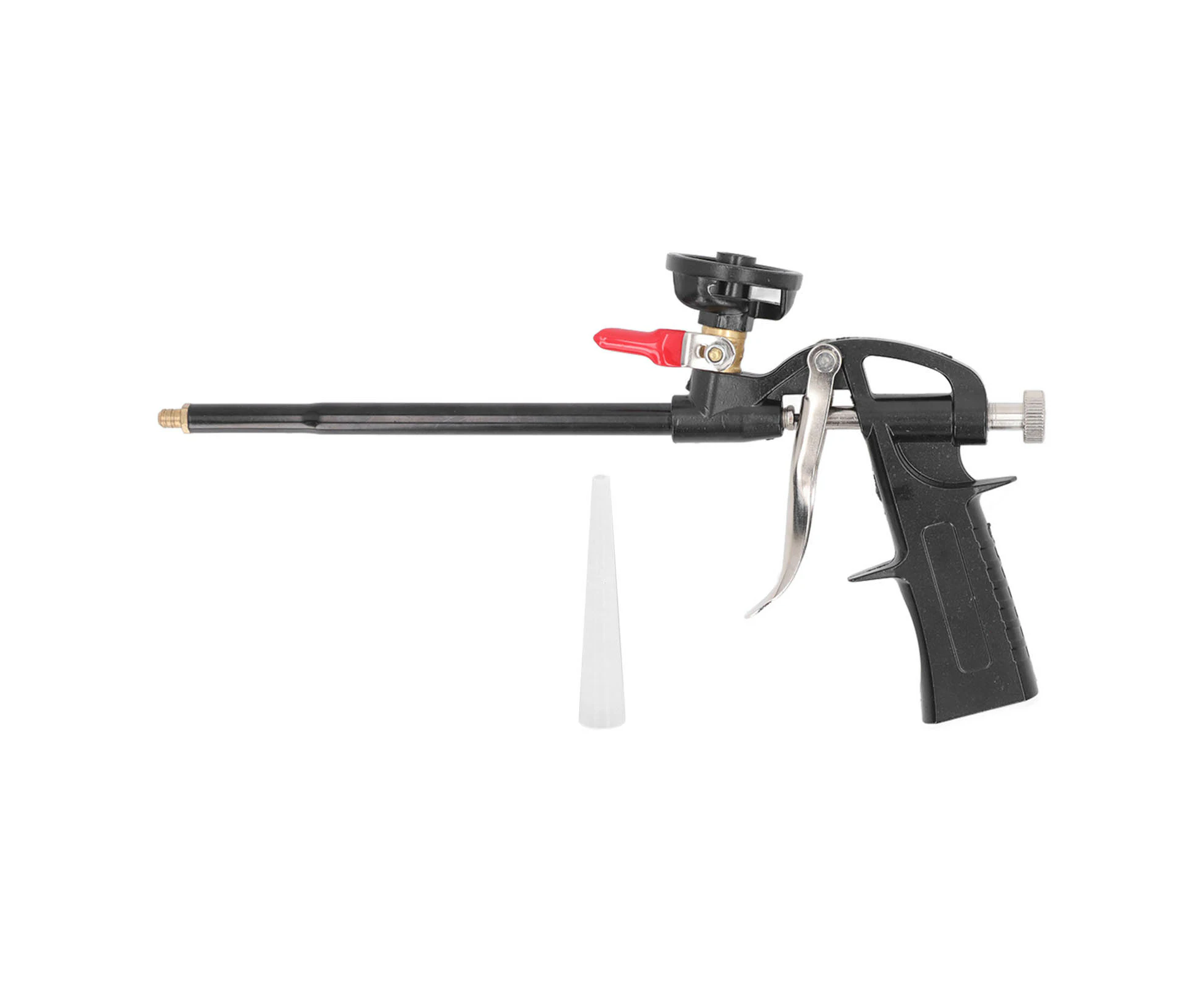 12.4 Inch Foam Spray Gun Long Nozzle Foaming Gun Sealant Dispensing Applicator for Caulking Filling Sealing