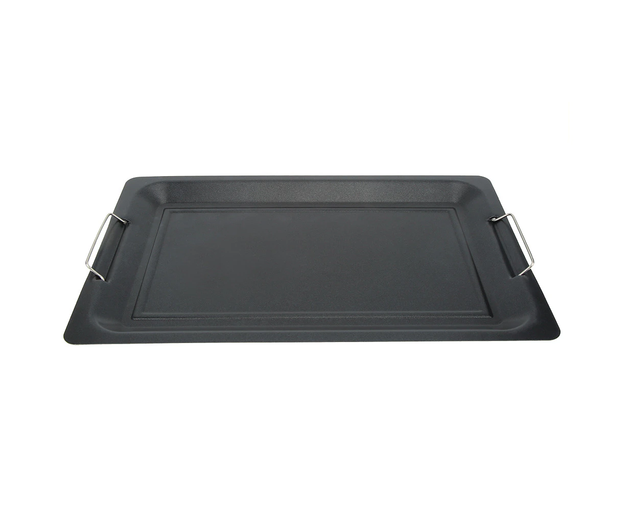 Non-Stick Griddle Plate Grill Pan Baking Tray Outdoor BBQ Supplies Kitchen Bakeware Accessories45x30cm