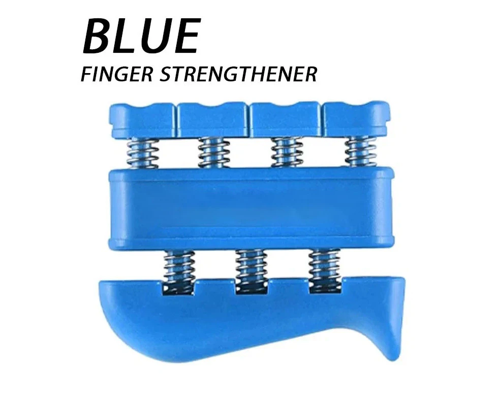 Finger Strengthener Finger Exerciser for Forearm and Hand Strengthener Hand Grip Workout Equipment for Musician Rock Climbing Light Blue