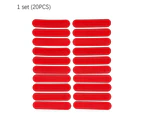 Night Safety Warning Sticker For Ninebot G30 Electric Scooter Reflective Stickers Body Wheel Hub Accessories For Xiaomi M365/Pro Red