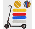 Night Safety Warning Sticker For Ninebot G30 Electric Scooter Reflective Stickers Body Wheel Hub Accessories For Xiaomi M365/Pro Red