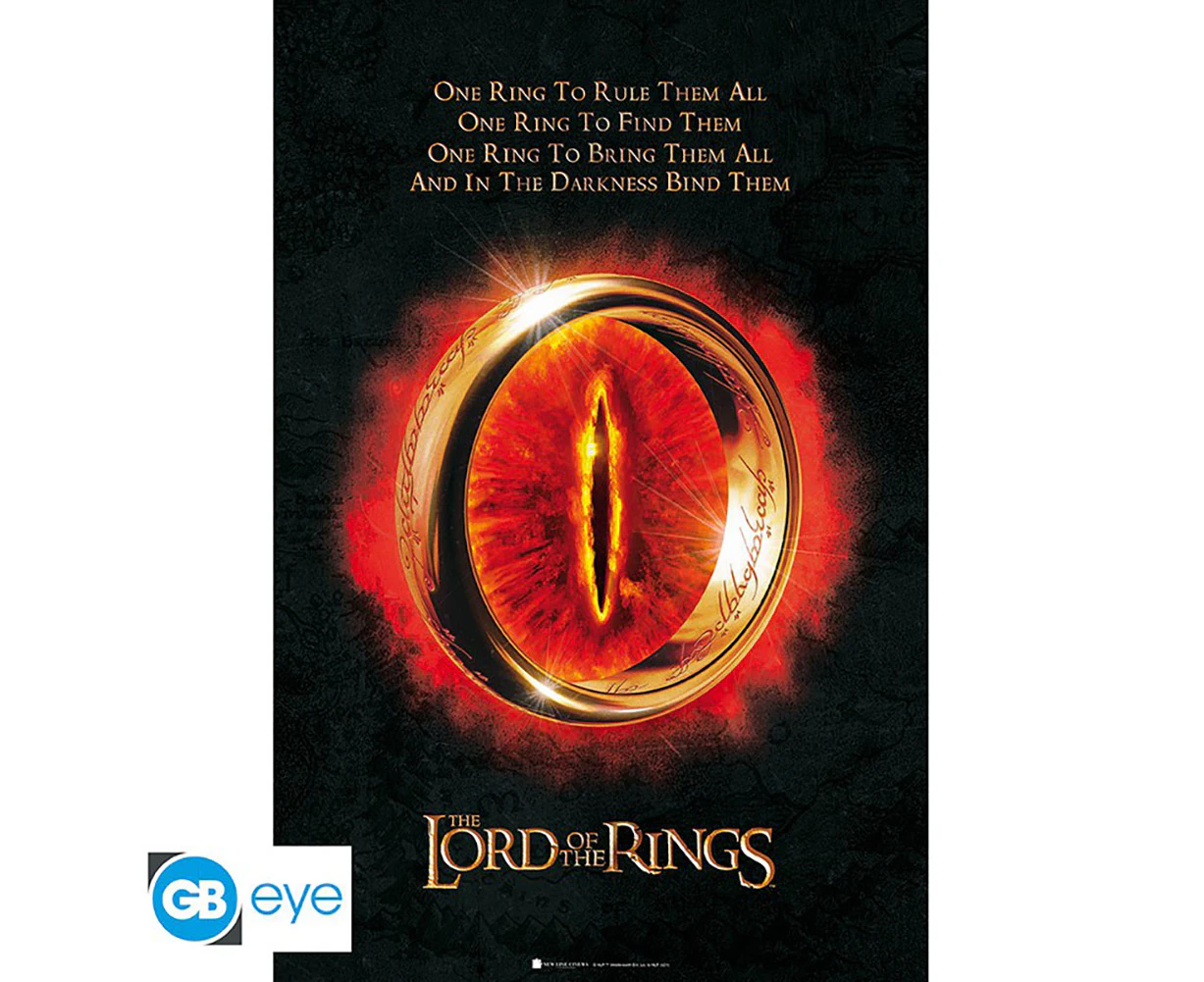 The Lord Of The Rings Poster One Ring 68