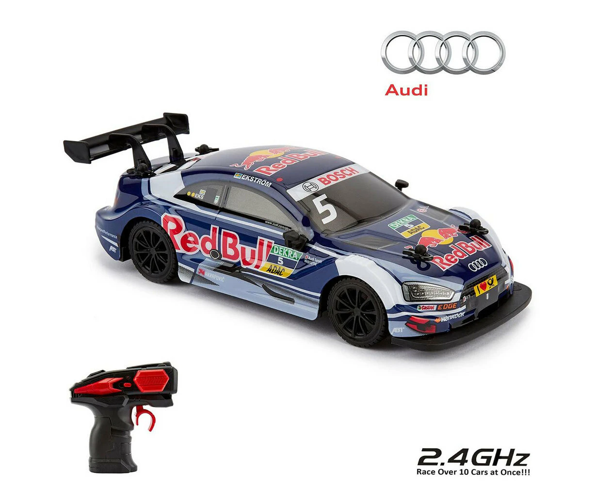 Audi DTM Blue Red Bull Radio Controlled Car 1:24 Scale