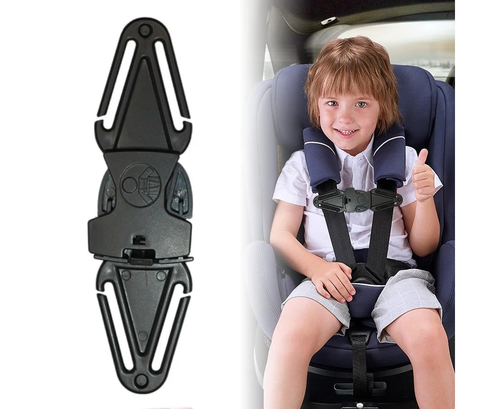 Car Child Seat Belt Shoulder Strap Positioner Buckle Fixer Adjuster Baby Stroller Chest Buckle Locking Buckle Accessories