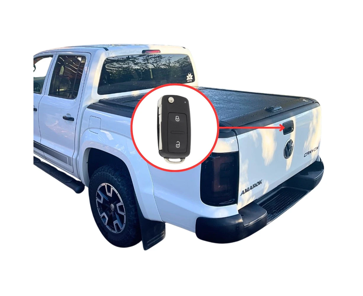 Cobra 4x4 Tailgate Tail gate Central Locking Kit Suitable For Amarok 2010-2022 Original Remote Controlled Automatic Keyless Entry