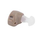 09H Single Deep Ear Canal Hearing Aid Sound Amplifier Assist Mini Compact for Deafness Elderly