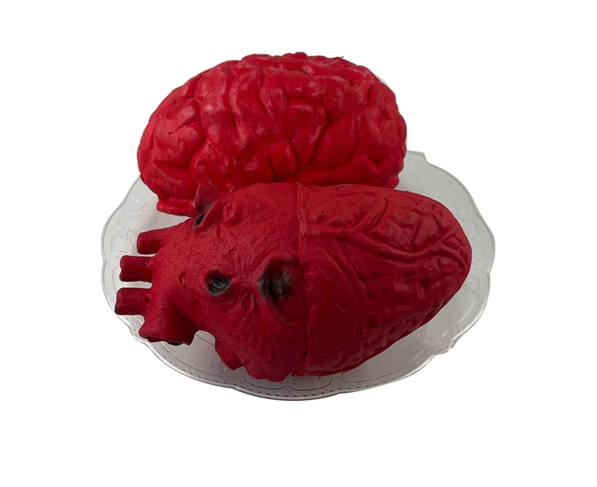 Halloween Heart Brain Prop Innovative Scary High Simulation Hand Crafted Halloween Organ Prop for Halloween Party