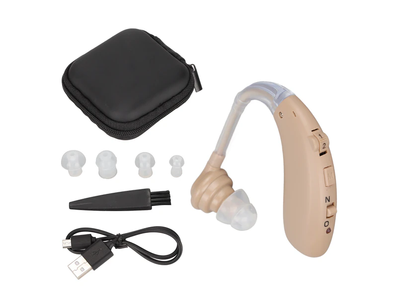 Hearing Aids Noise Reduction Volume Control BTE Hearing Amplifier for Elderly and Hearing LossSkin Color