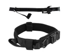 Dog Collar with Stainless Steel Buckle Adjustable Thick Nylon Dog Collar for Medium and Large Dogs Outdoor Training