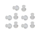 10Pcs Hearing Aid Ear Tips Soft Replacement Universal Domes Hearing Aid Ear Tips for Hearing Aid EarplugsM 11mm/0.43in