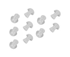 10Pcs Hearing Aid Ear Tips Soft Replacement Universal Domes Hearing Aid Ear Tips for Hearing Aid EarplugsM 11mm/0.43in