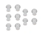 10Pcs Hearing Aid Ear Tips Soft Replacement Universal Domes Hearing Aid Ear Tips for Hearing Aid EarplugsM 11mm/0.43in