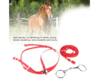 PVC Adjustable Horse Bridle Rein Harness Headstalls Removable Stainless Steel Hollow Snaffle