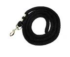 Horse Lunge Line with Snap Heavy Duty High Tensile Horse Training Rope for Training Competition and Daily Traction 6.6ft Black