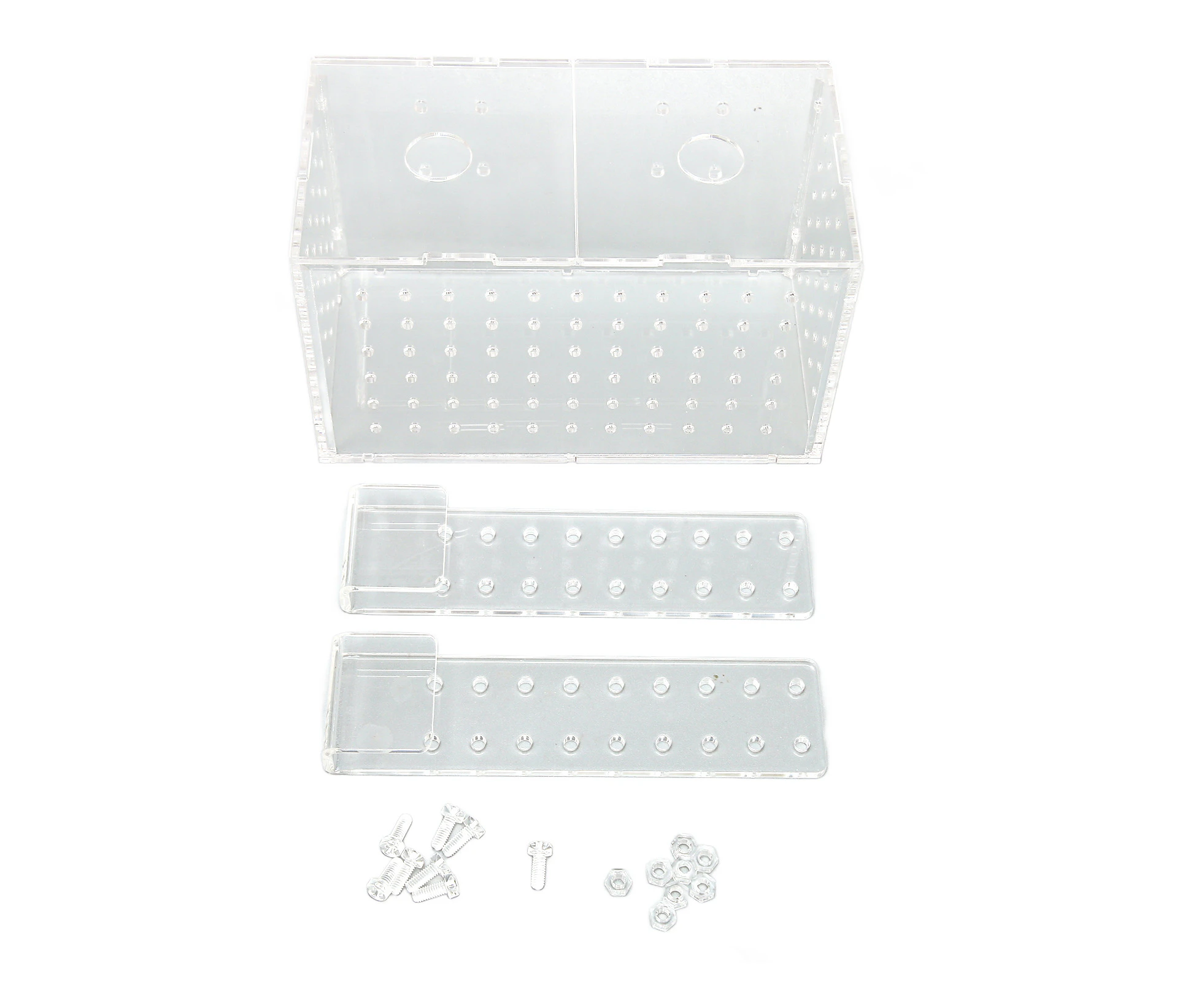 Fish Breeding Isolation Box Transparent Hook Installation Acrylic Aquarium Hatchery for Fish Tank 17x9x10cm / 6.7x3.5x3.9in