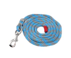 Horse Leash Thickened Tug Resistant Nylon Horse Rope for Livestock Pet Horse Training 6.6ft Long Blue Grey