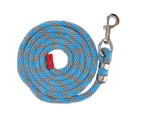 Horse Leash Thickened Tug Resistant Nylon Horse Rope for Livestock Pet Horse Training 6.6ft Long Blue Grey