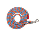 Horse Leash Thickened Tug Resistant Nylon Horse Rope for Livestock Pet Horse Training 6.6ft Long Blue Orange