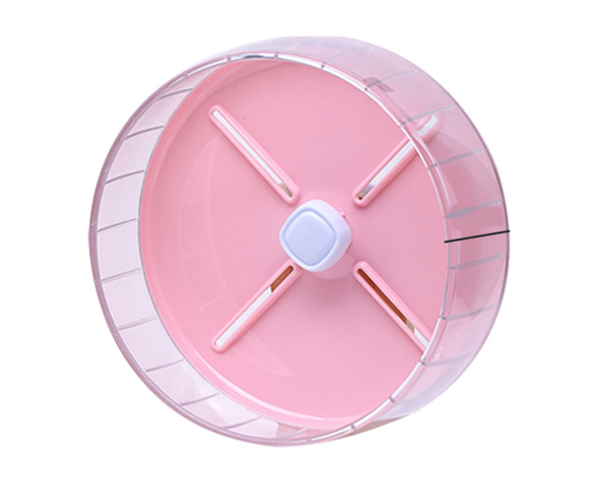 Hamster Exercise Running Wheel Silent Hamster Wheel Toys for Small Pets Hamster Cage 26cm/10.2in Pink