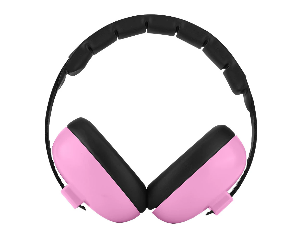 Baby Earmuffs Noise proof Earmuffs for Children Baby's Ear Shield Headphone (Pink)