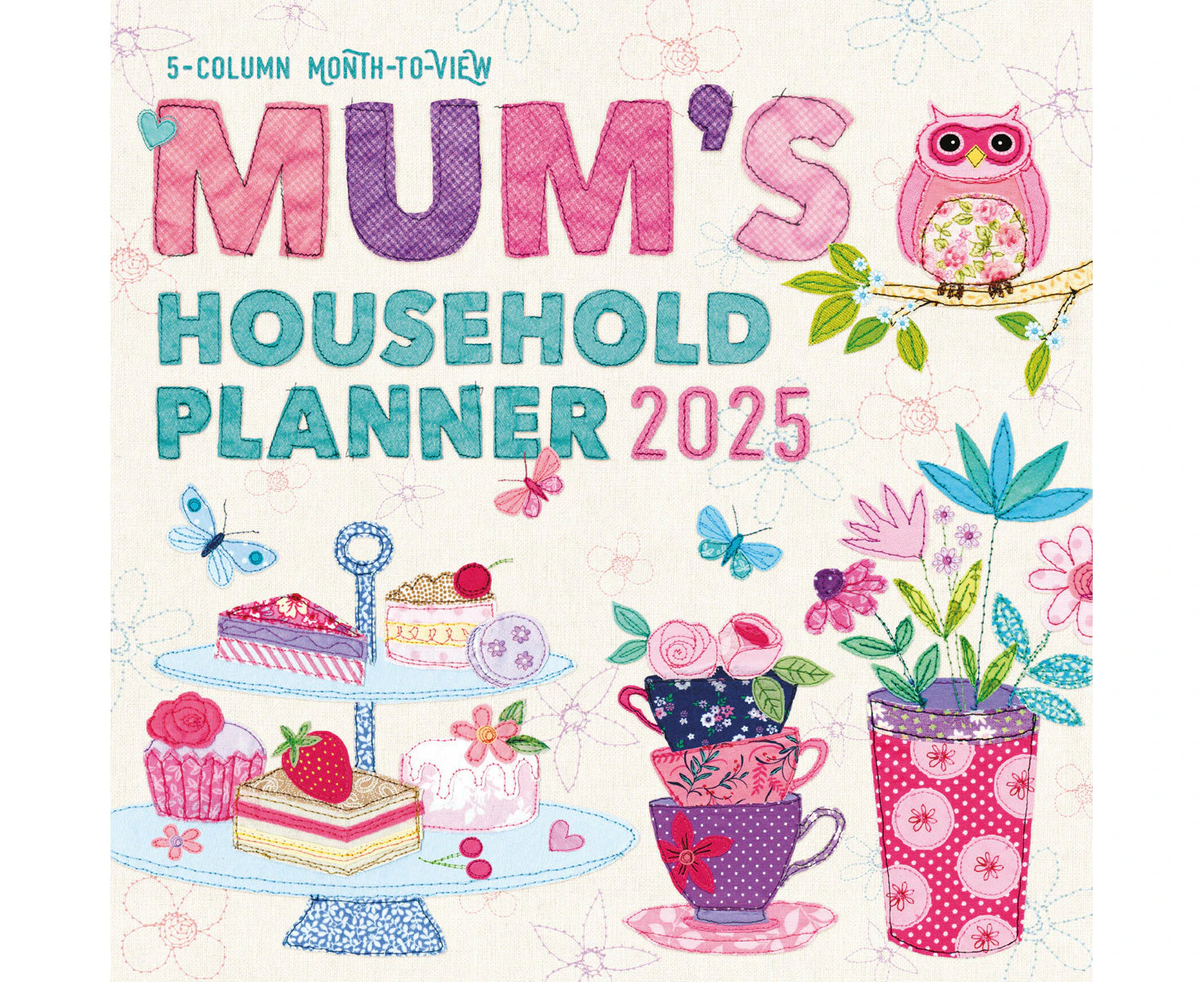 2025 Mums Fabric Household Planner Wall Calendar