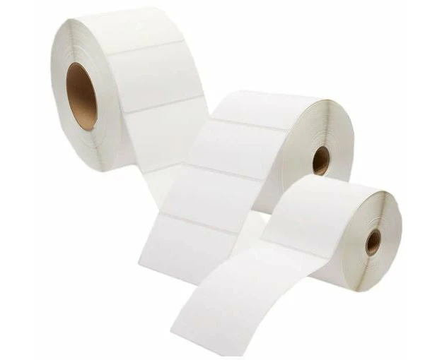 Calibor Direct Thermal Label Rolls 50mmx28mm - 2000 labels per roll (6 rolls) - 38mm core