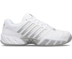 K-Swiss Womens Bigshot 4 AC Tennis Shoes - White/Silver