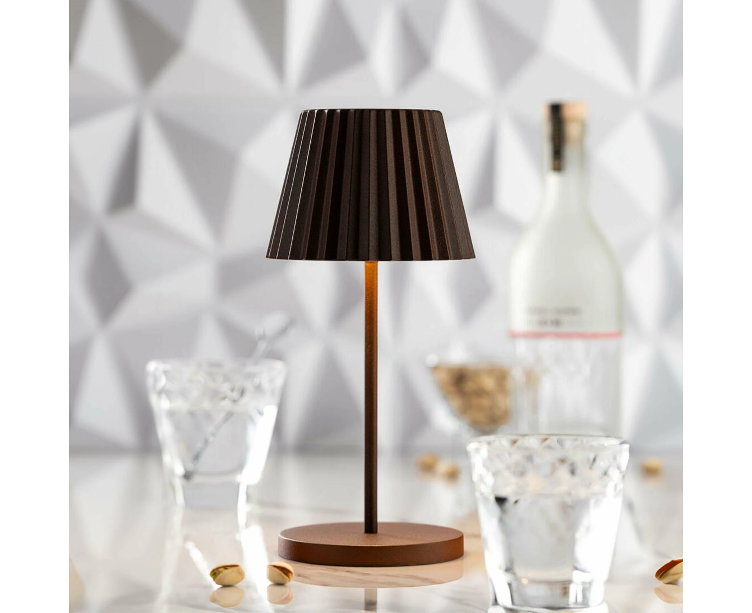 Dominica Cocoa Cordless LED Table Lamp