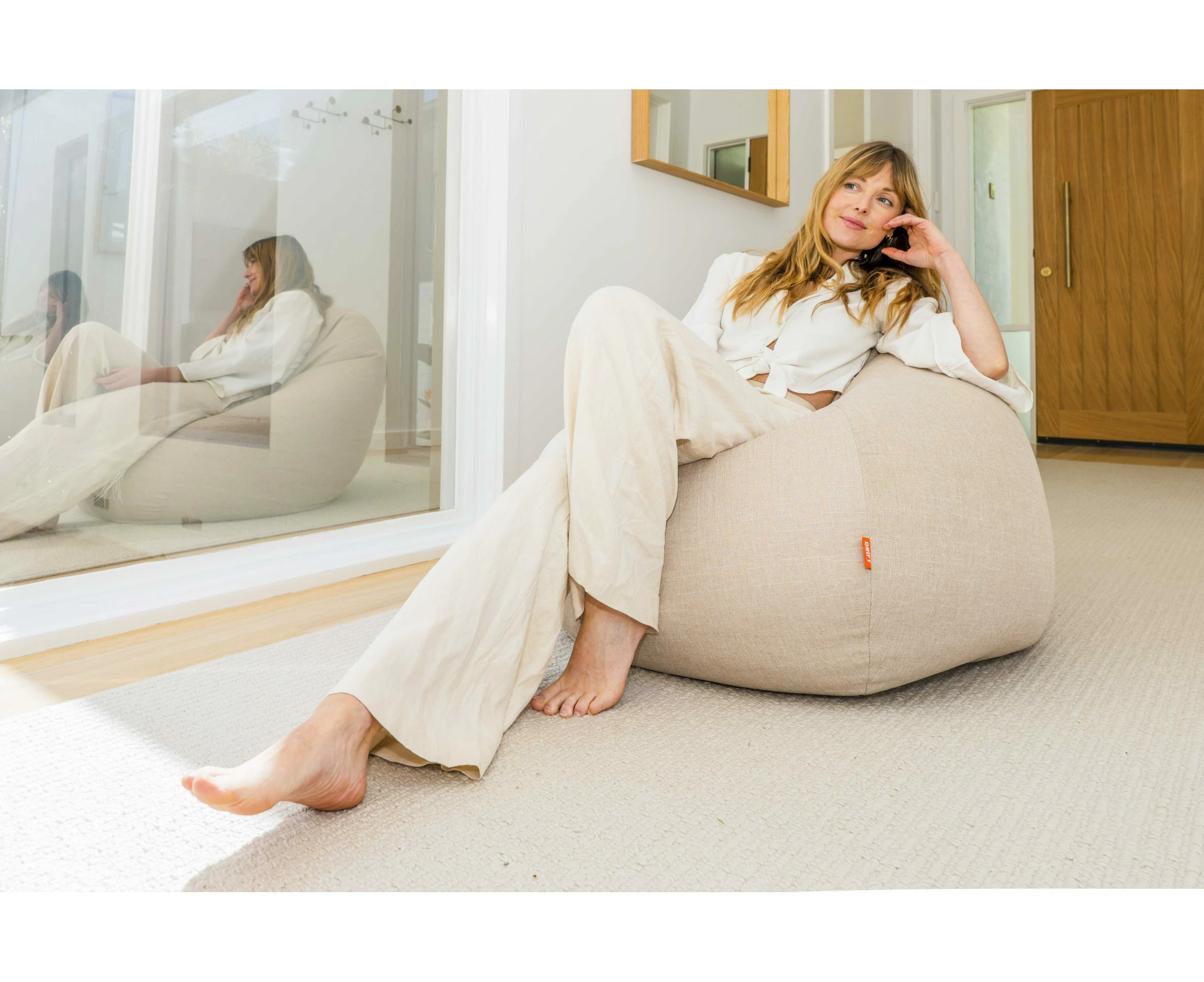 Drifts Sand Colour Bean Bag