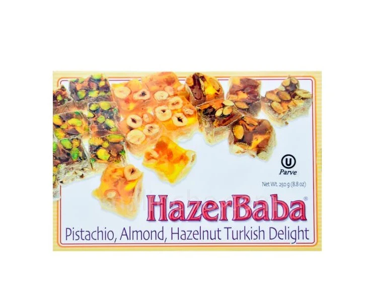 Hazer Baba (Turkey) Turkish Delight Pistachio, H'nut, Almond 250g