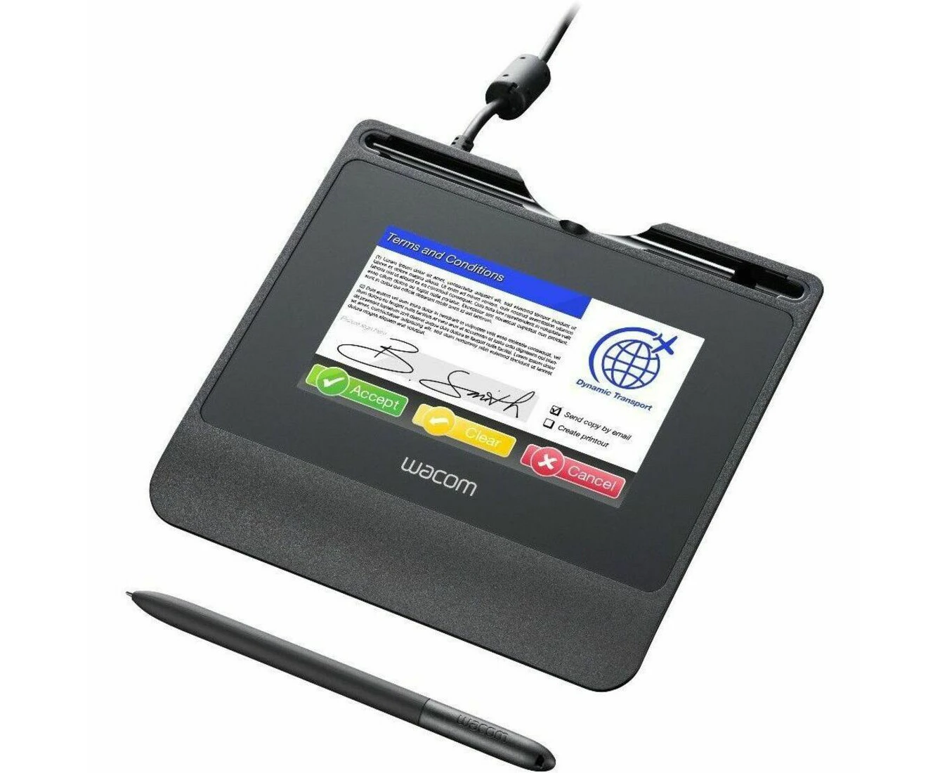 Wacom STU-540 Signature Pad - Wired - 5" LCD - USB