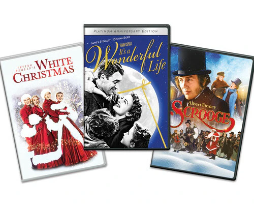 It's a Wonderful Life / White Christmas / Scrooge (Holiday 3-Pack Bundle)  [DVD REGION:1 USA] USA import