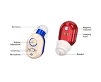 1 Pair Invisible Digital Hearing Aids Rechargeable Mini Sound Enhancer Amplifier-Mixed Color