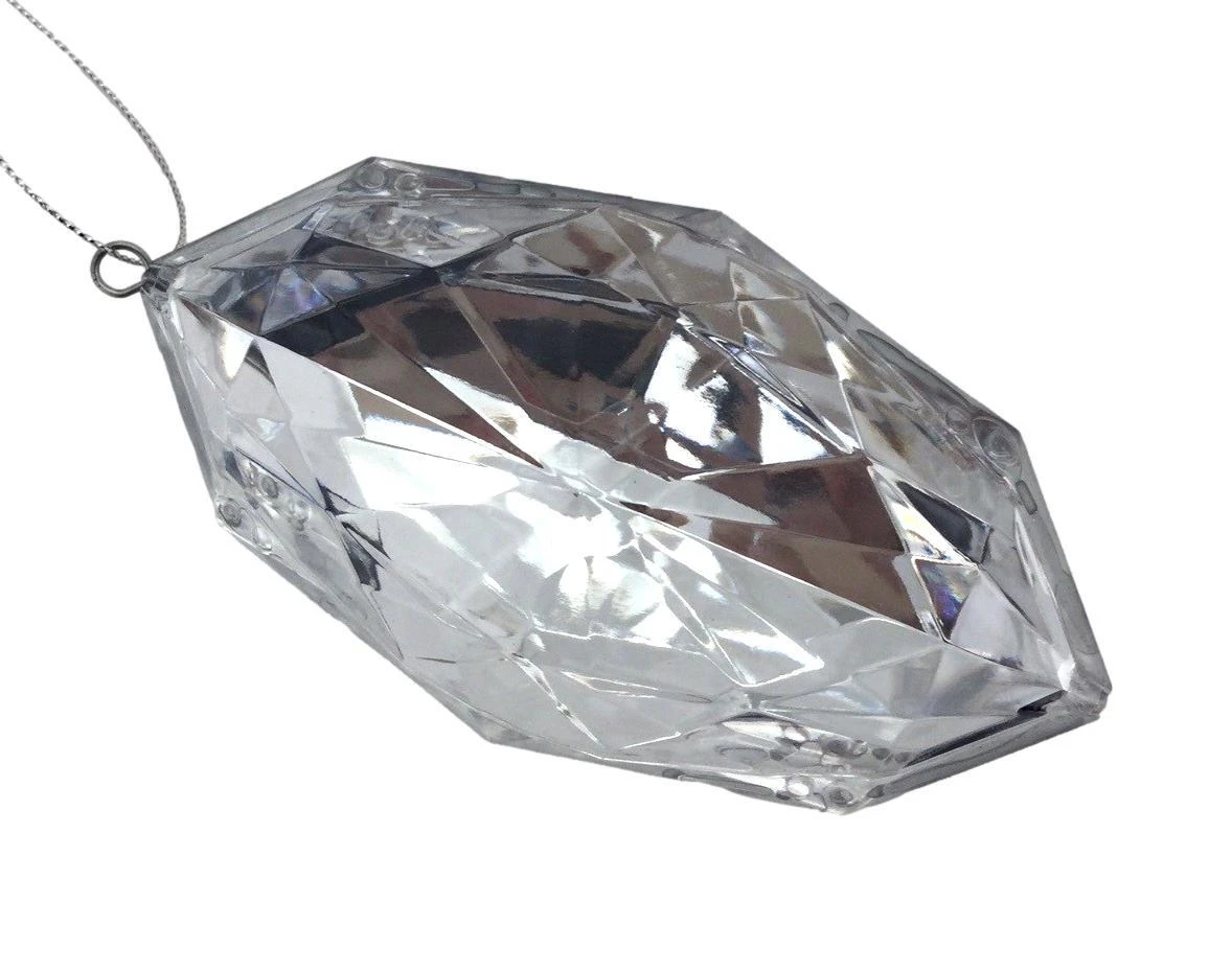 Clear Marquise Cut Ornament 13cm