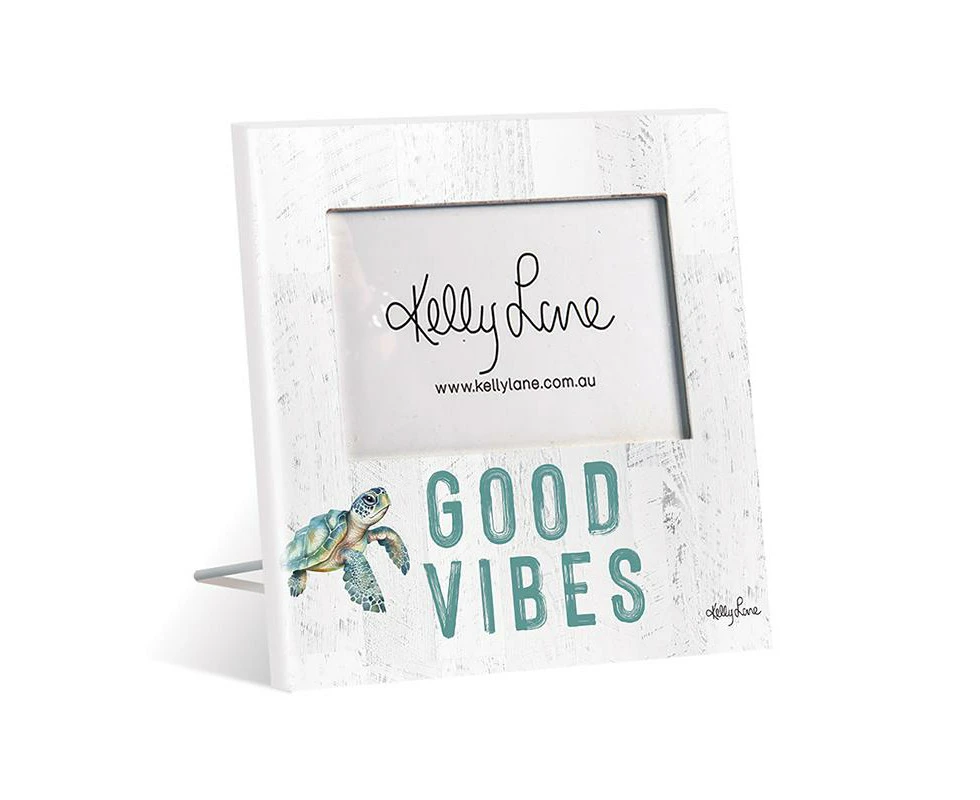 Kelly Lane | Coastal Turtle Photo Frame - 20x20cm Good Vibes