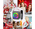 WSECOMM  Toys Karaoke Microphone Machine for Kids,4-12 Years Old Girls Birthday Gifts,Portable Speaker with 2 Kids Microphone Toys for