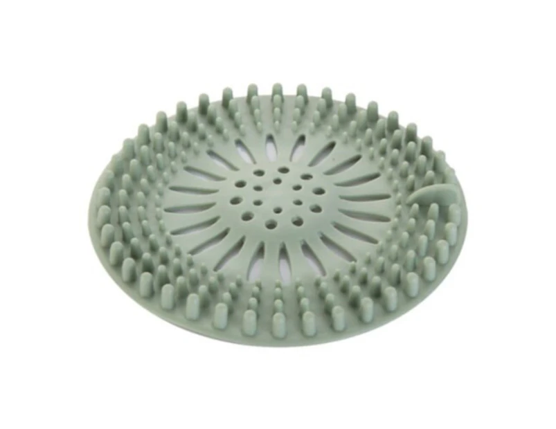 2pcs Bathroom Drain Hair Catcher Bath Stopper - Green