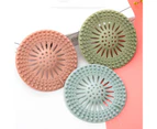 2pcs Bathroom Drain Hair Catcher Bath Stopper - Green