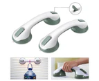 2x Bathroom Hand Grip Safety Suction Rail Bar Handle for Shower