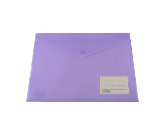 Purple A4 Document Wallet