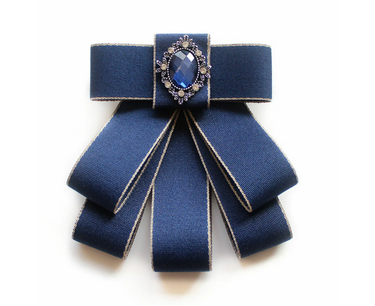 Bow tie, bow tie, collar flower-navy blue - DB