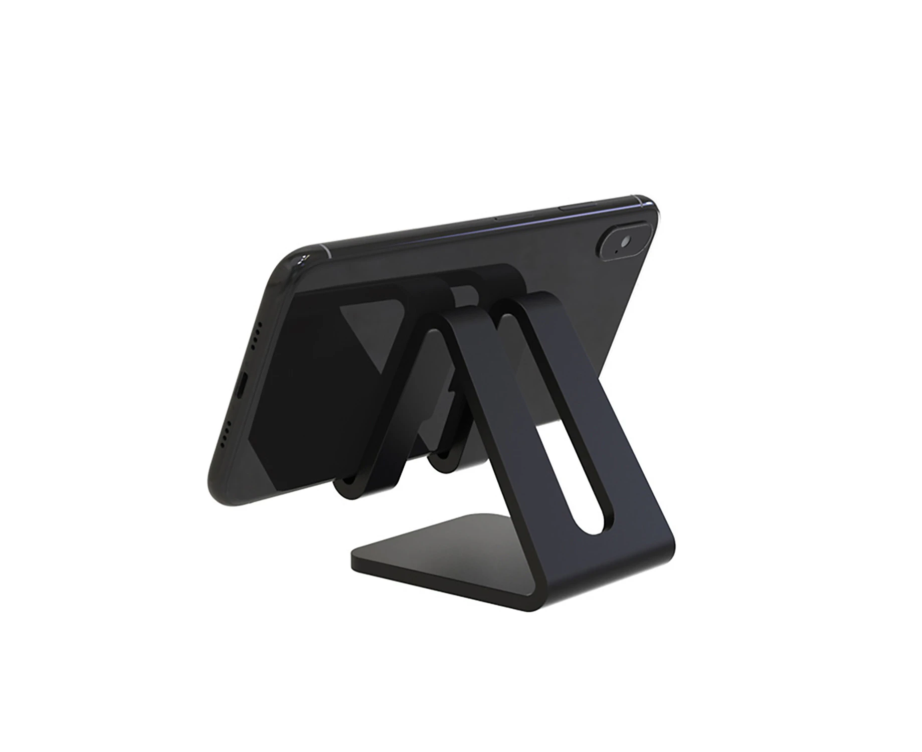 LOYOUTH Cell Phone Tablet Stand Desk Thick Case Friendly Phone Holder Stand For Desk Compatible with All Mobile Phones