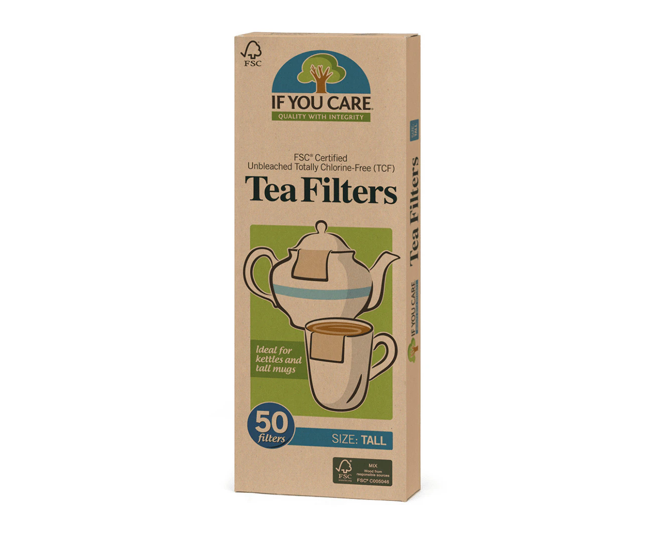 If You Care Tea Filter Tall 50 Pack