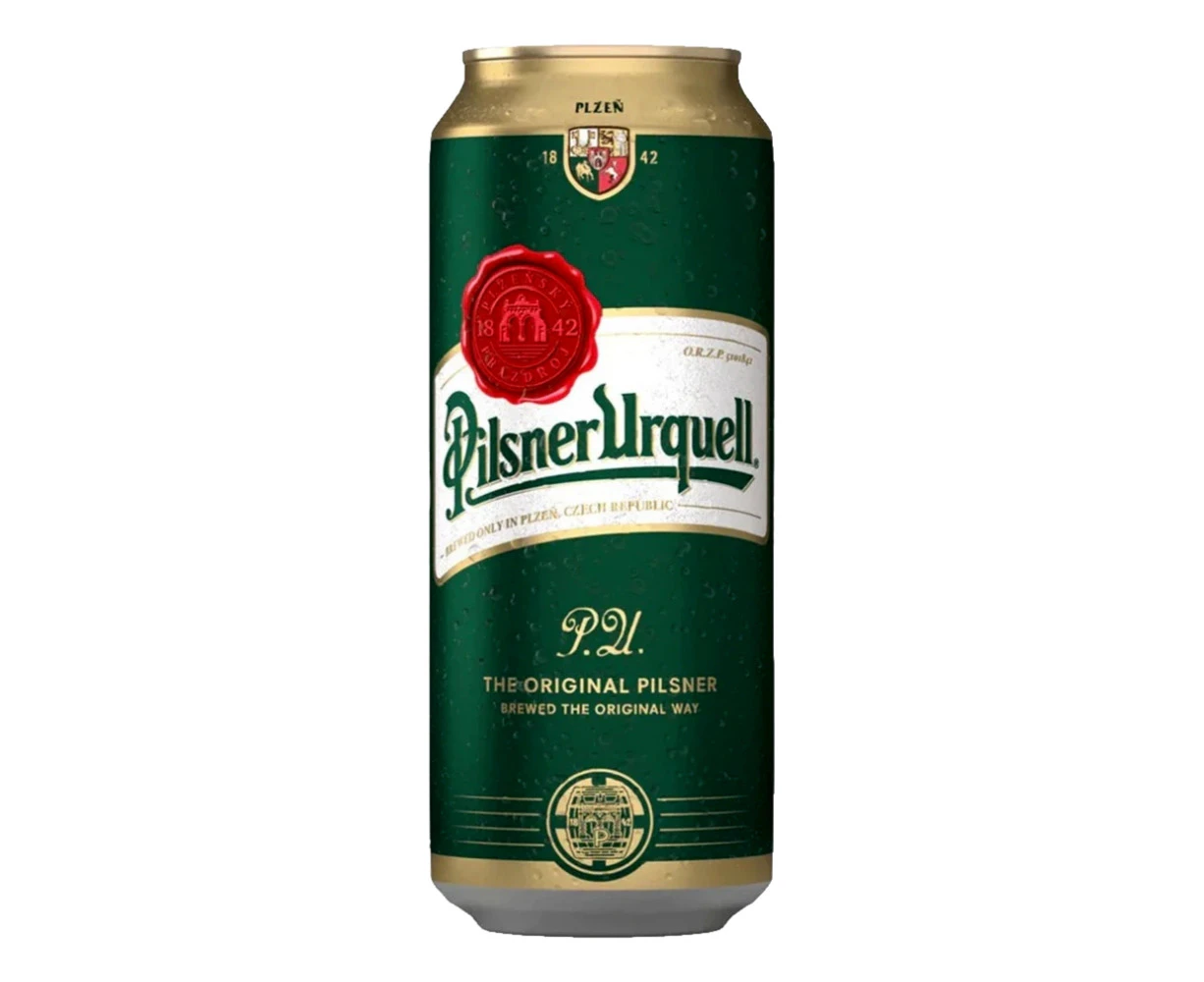 Pilsner Urquell Imported Beer Cans (10X500ML)