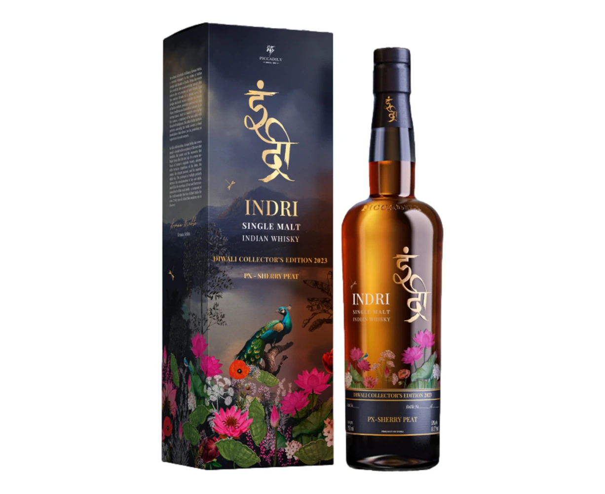 Indri Diwali Collector's Edition 2023 Single Malt Whisky 700mL