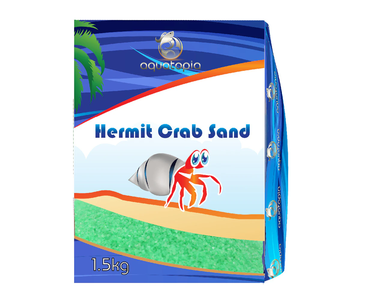 Aquatopia Hermit Crab Sand Green 1.5kg (AQ82591)