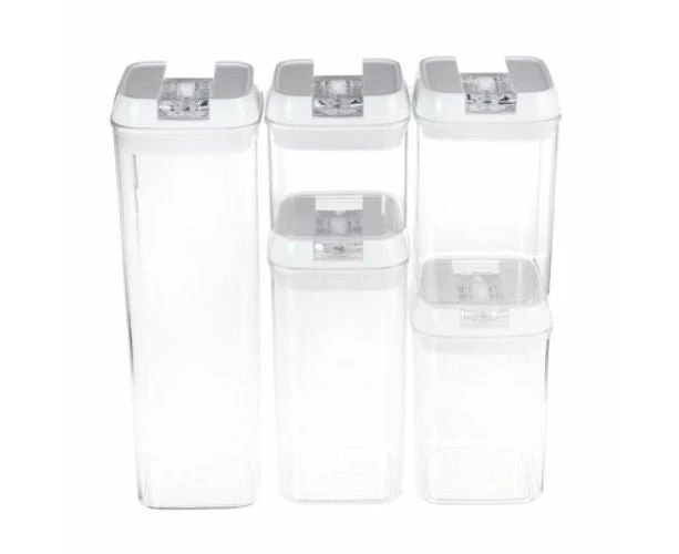 Air-Tight Food Storage Container for Cereals Easy Lock Sealed